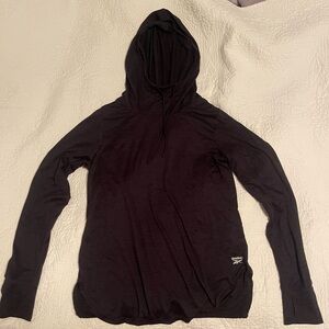 Reebok black lightweight woman’s hoodie large